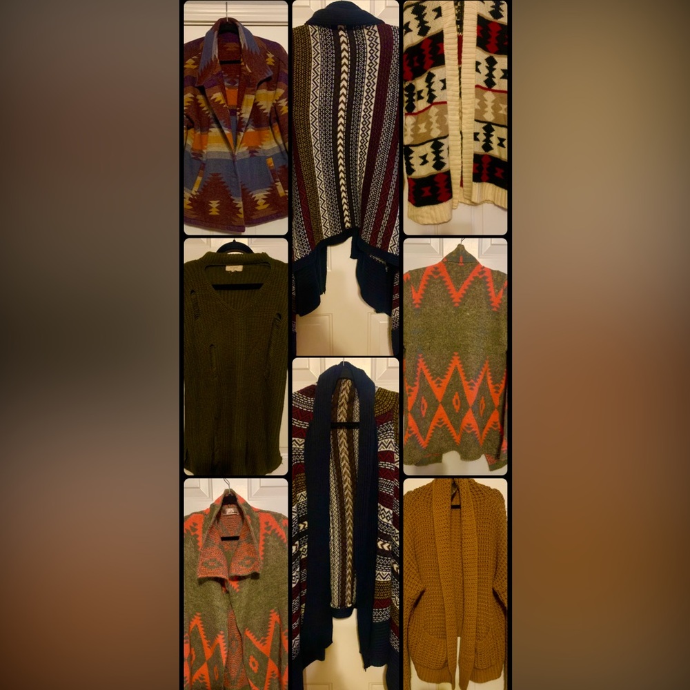 Mixed Knit Cardigan and Sweater Collection